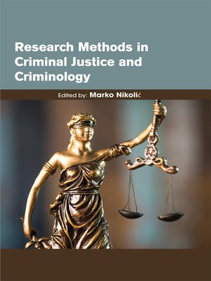 cover image of Research Methods in Criminal Justice and Criminology